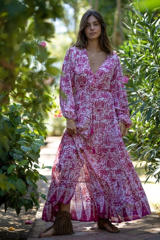 Maxi Vestido Sofi rosa - Imagen 6
