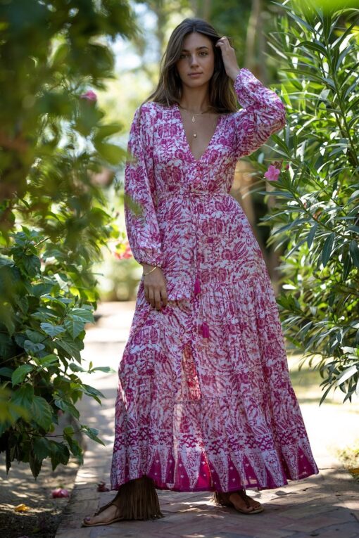 Maxi Vestido Sofi rosa