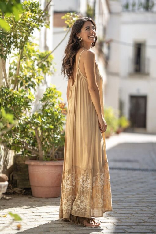 Vestido Santorini tostado - Imagen 2