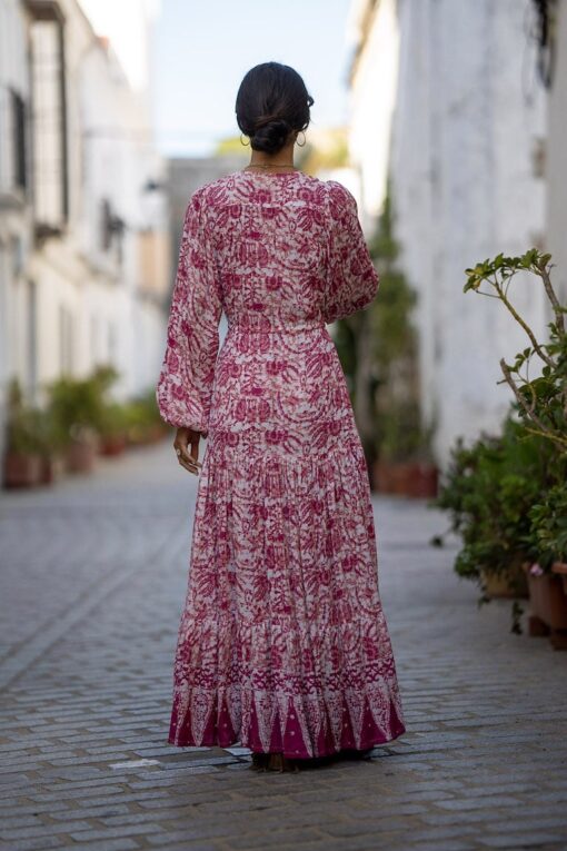 Maxi Vestido Sofi rosa - Imagen 4