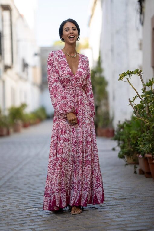 Maxi Vestido Sofi rosa - Imagen 3