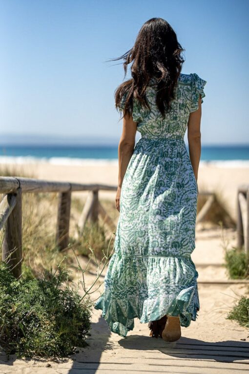 Vestido Sofi verde - Imagen 10