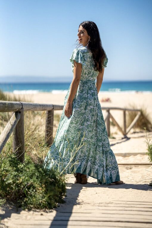 Vestido Sofi verde - Imagen 8