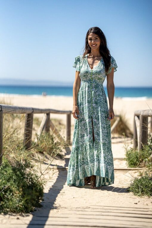 Vestido Sofi verde - Imagen 5