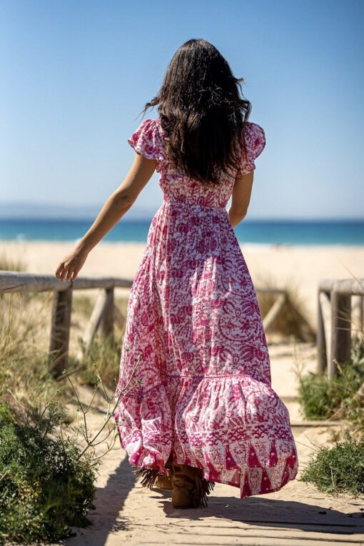 Vestido Sofi rosa - Imagen 6