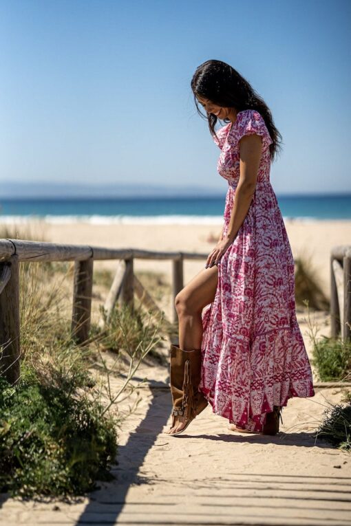 Vestido Sofi rosa - Imagen 5