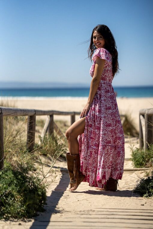 Vestido Sofi rosa - Imagen 4