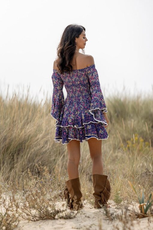 Vestido MUSE corto azul - Image 5
