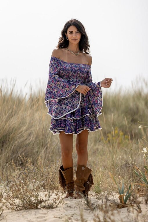 Vestido MUSE corto azul - Image 3