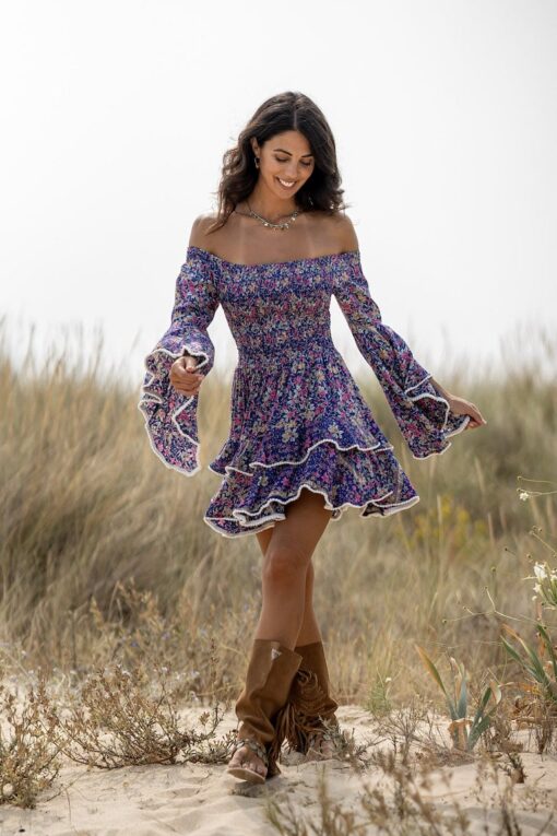 Vestido MUSE corto azul - Image 2