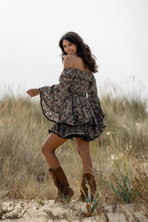 Vestido MUSE corto negro - Imagen 6