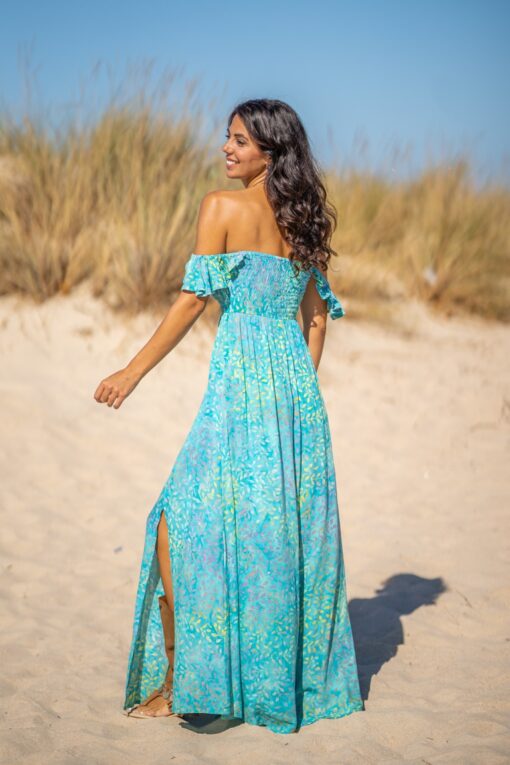 Vestido Oahu turquesa - Imagen 8