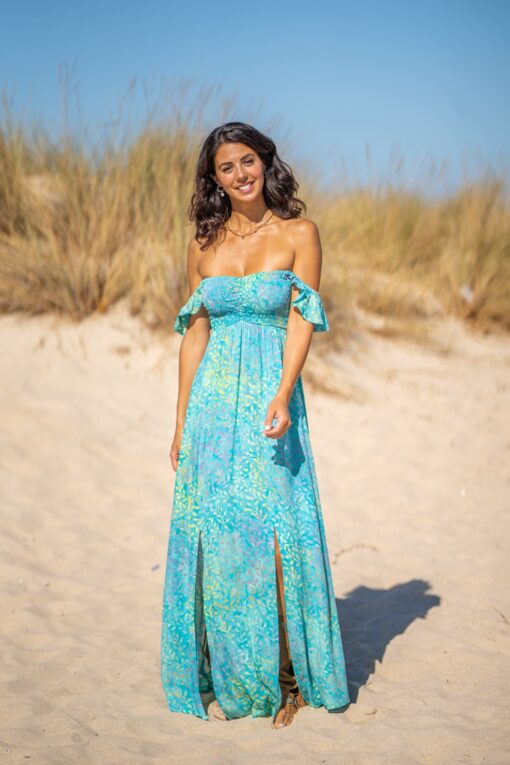 Vestido Oahu turquesa - Imagen 6