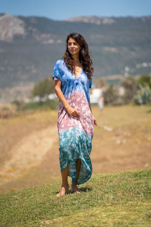 Kaftan Bubbles azul - Image 14