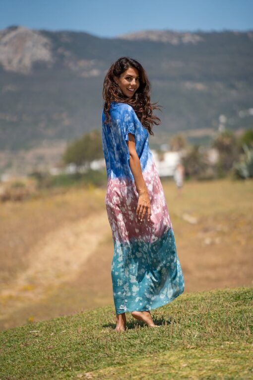 Kaftan Bubbles azul - Image 12