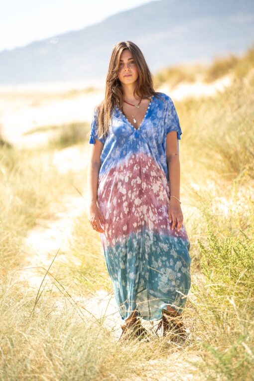 Kaftan Bubbles azul - Image 5