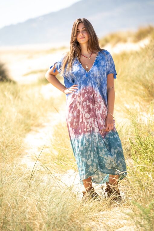 Kaftan Bubbles azul - Image 7