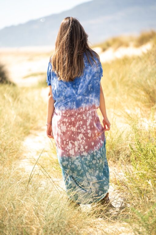 Kaftan Bubbles azul - Image 8