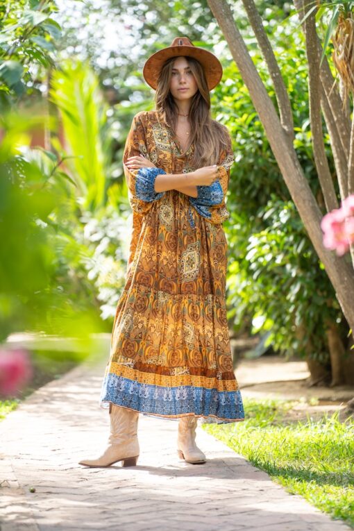 Vestido REGINE ocre