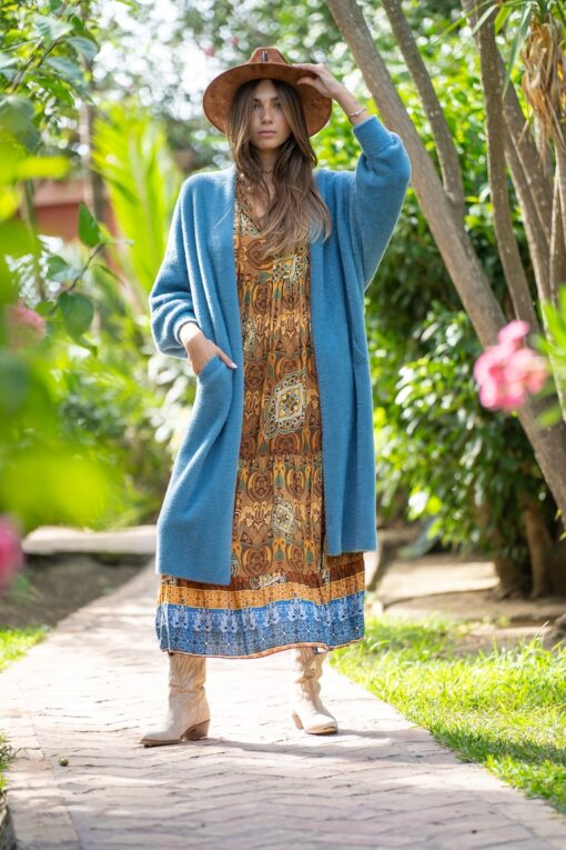 Vestido REGINE ocre - Imagen 4