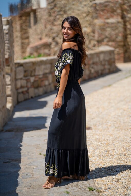 Vestido CRETA negro - Imagen 7