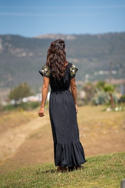 Vestido CRETA negro - Imagen 2