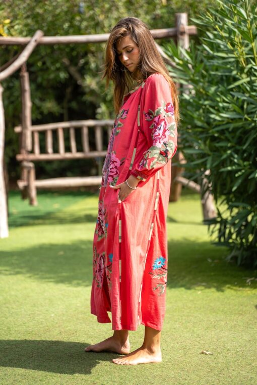 Vestido PORTOFINO coral - Imagen 7