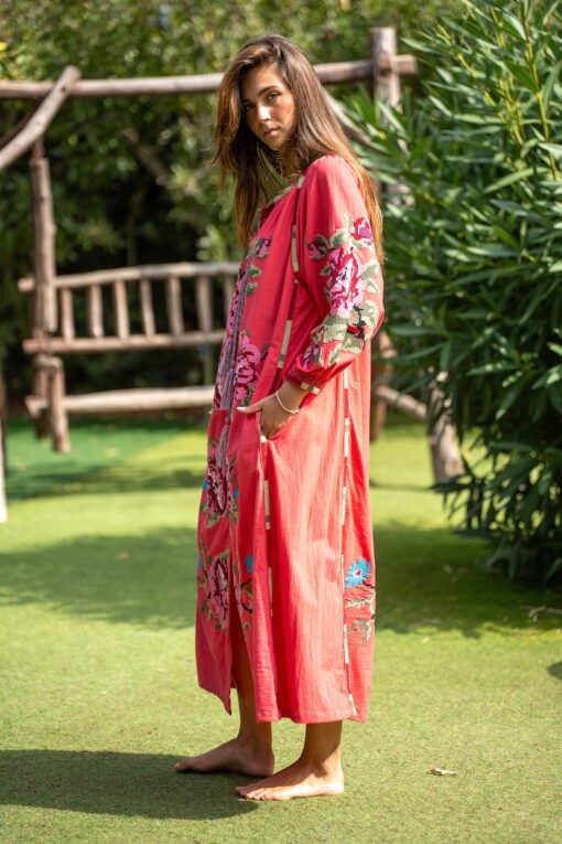 Vestido PORTOFINO coral - Imagen 8