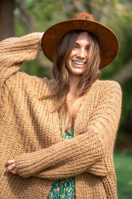 Sombrero YAEL tabaco - Imagen 7