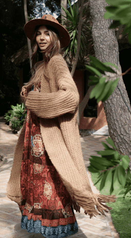 Vestido REGINE granate - Imagen 9