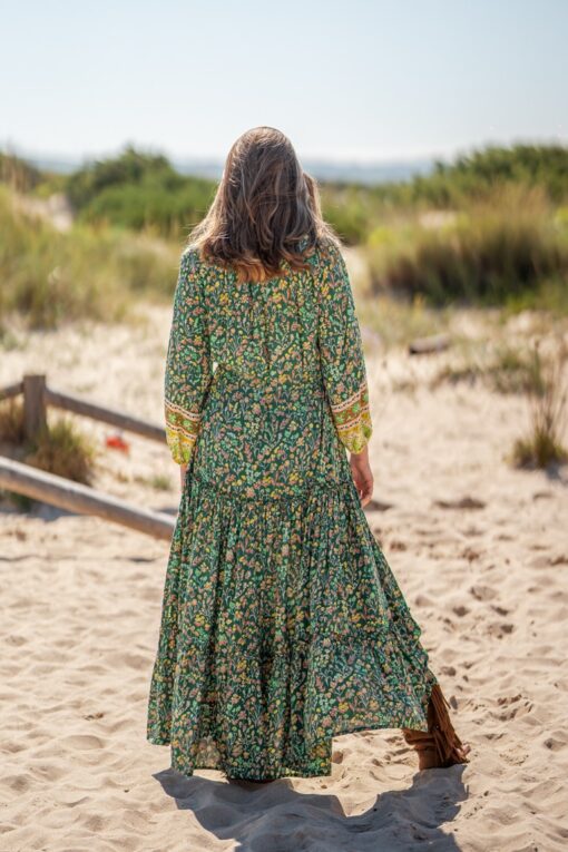 Vestido Verona verde - Imagen 2