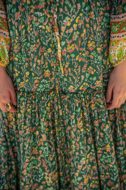 Vestido Verona verde - Imagen 6