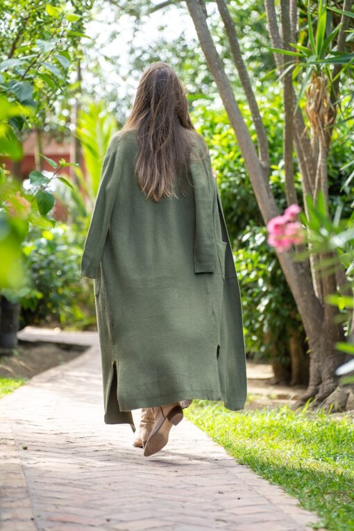 CARDIGAN OLIVIA kaki - Imagen 19
