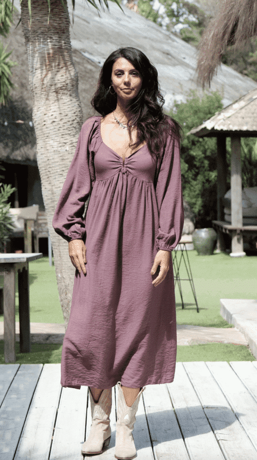 Vestido SIENNA rosa - Imagen 2