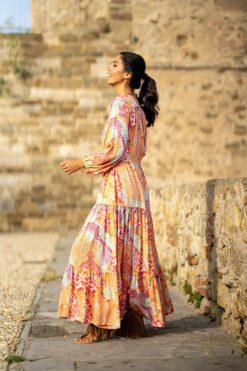 Maxi Vestido Chiara salmón