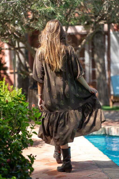 Vestido NALA choco - Imagen 3