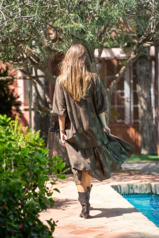 Vestido NALA choco - Imagen 2