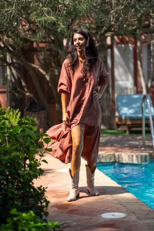 Vestido NALA terracota - Image 6