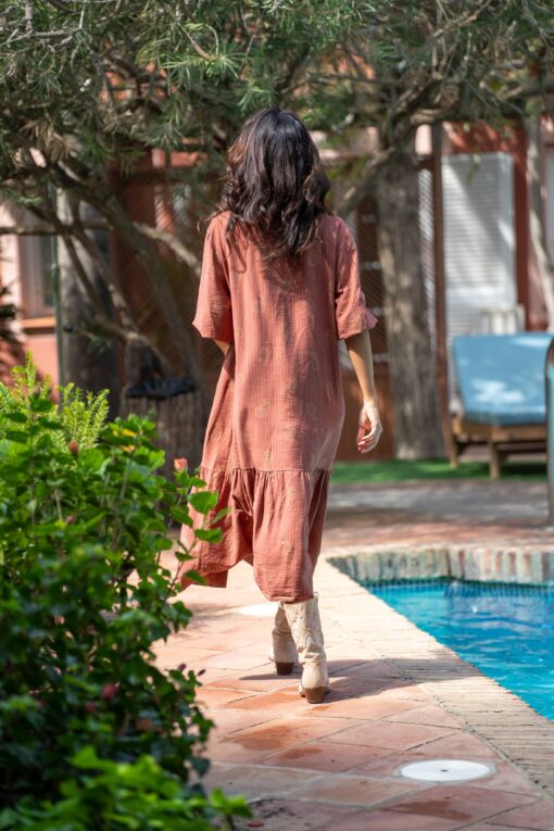 Vestido NALA terracota - Image 4