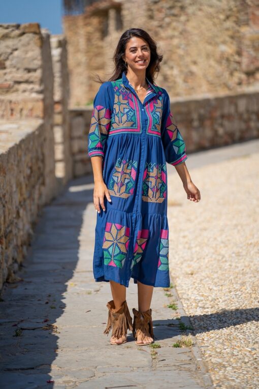 Vestido ANTAY azul - Imagen 3