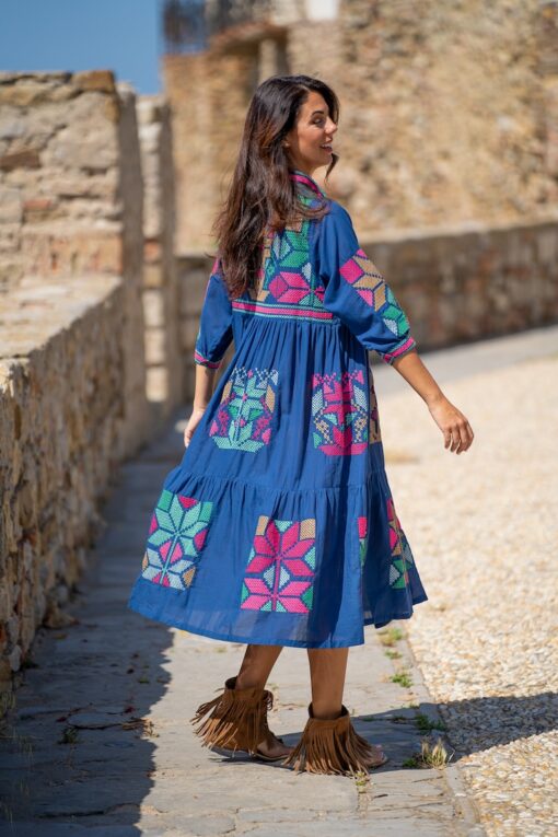 Vestido ANTAY azul - Imagen 5