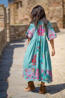 Vestido ARAMI turquesa