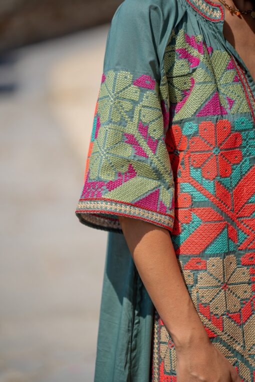 Vestido TANOK kaki - Imagen 3