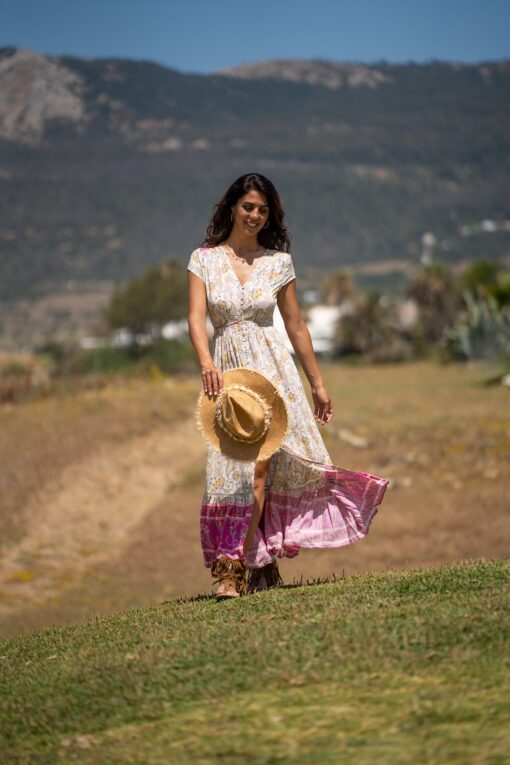 Vestido Génova rosa - Imagen 5
