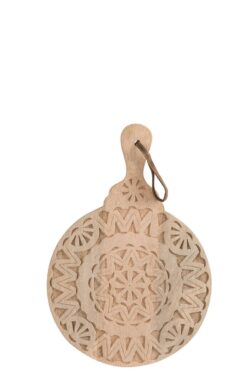 Tabla étnica redonda