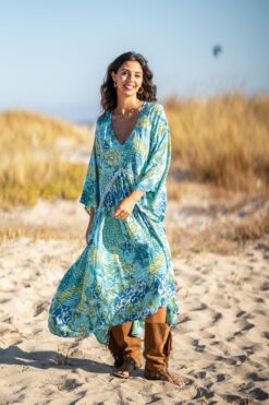 Vestido Chiara turquesa
