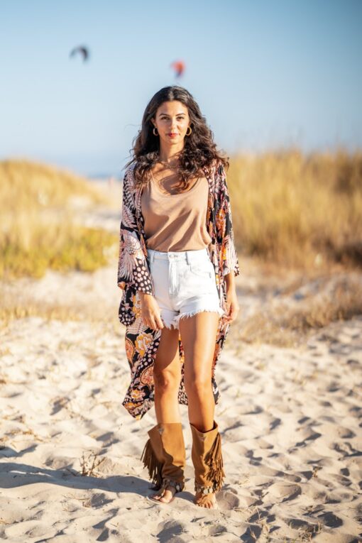 Kimono Chiara negro - Imagen 6