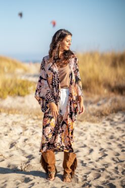Kimono Chiara negro