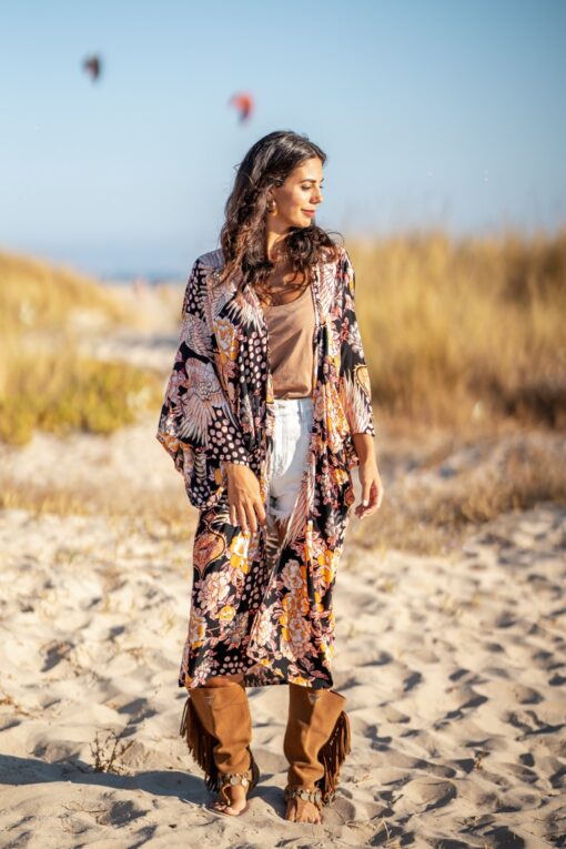 Kimono Chiara negro