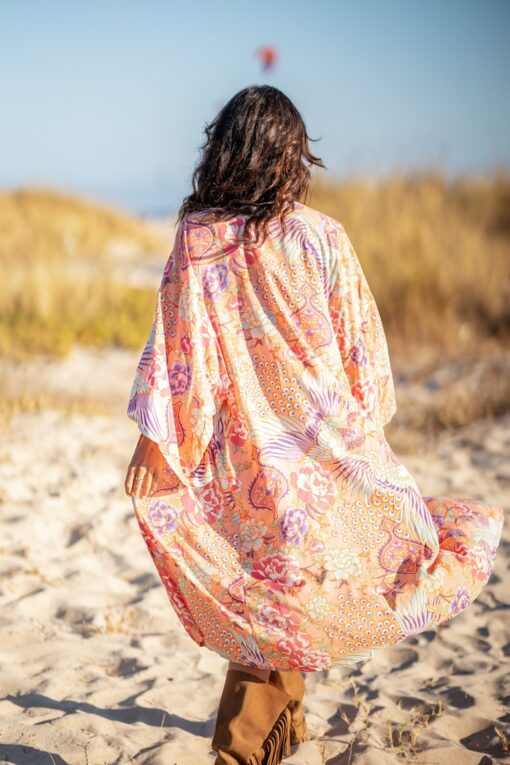 Kimono Chiara salmón - Imagen 2